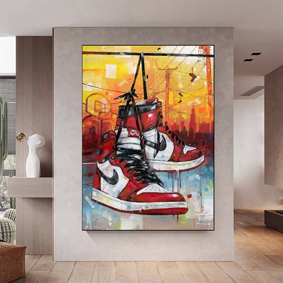 Air Jordan canvas 24x35 inch 60 x 90 cm No frame