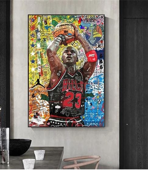 Air King - Michael Jordan canvas