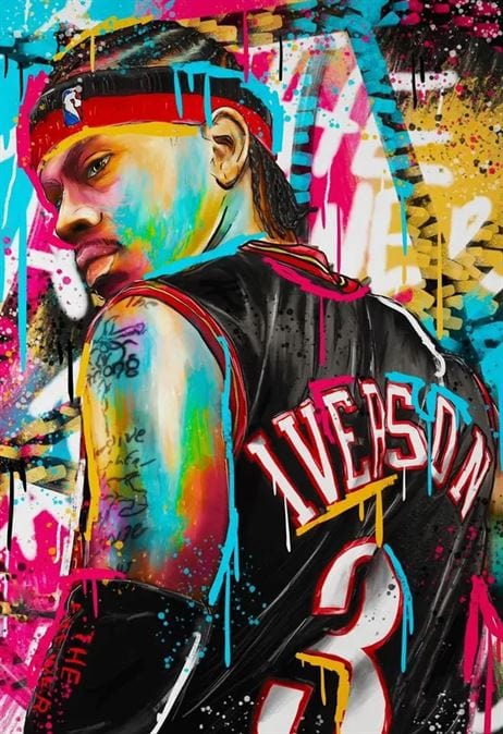 Allen Iverson canvas
