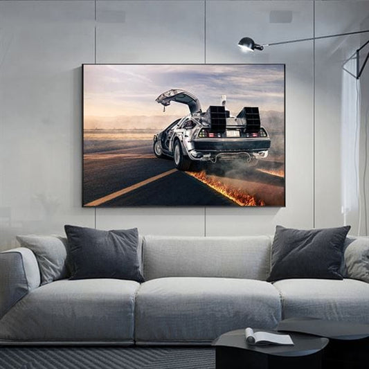 DeLorean canvas