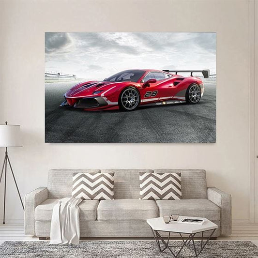 Ferarri 488 Challenge Evo canvas