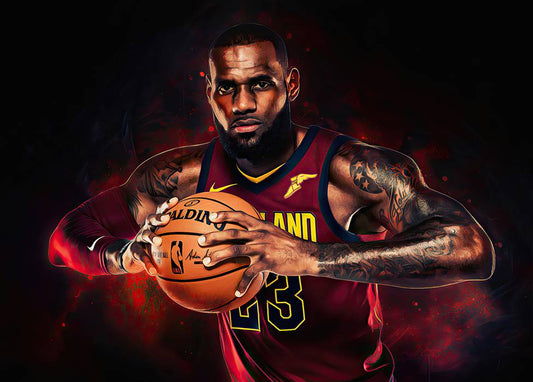 LeBron James canvas
