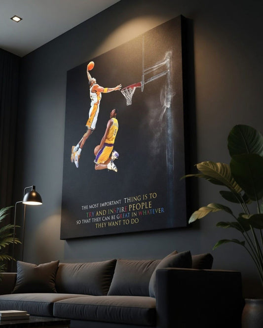 Mamba Slam Dunk canvas