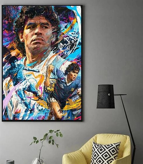 Maradona canvas