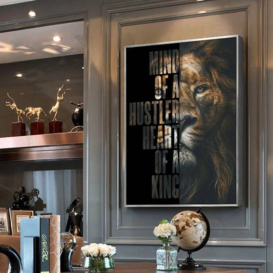 Mind of a hustler canvas