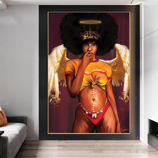 Sexy angel canvas
