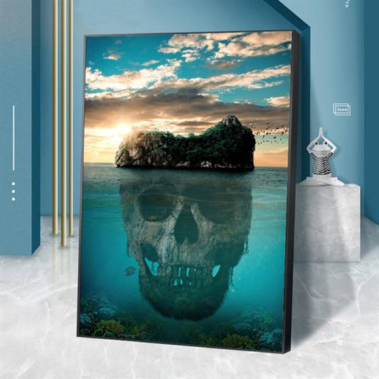 Skull island canvas