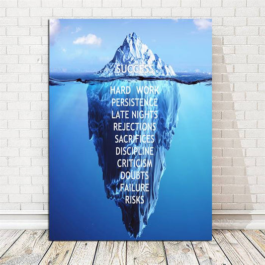 Success - Iceberg canvas