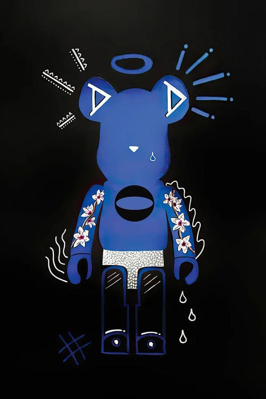 The Caring Bearbrick canvas