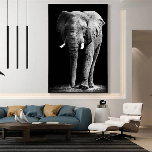 African elephant canvas