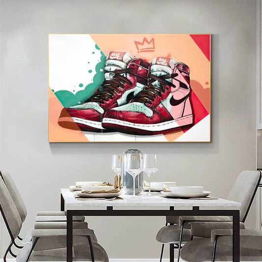 Air Jordan 1 sneakers canvas