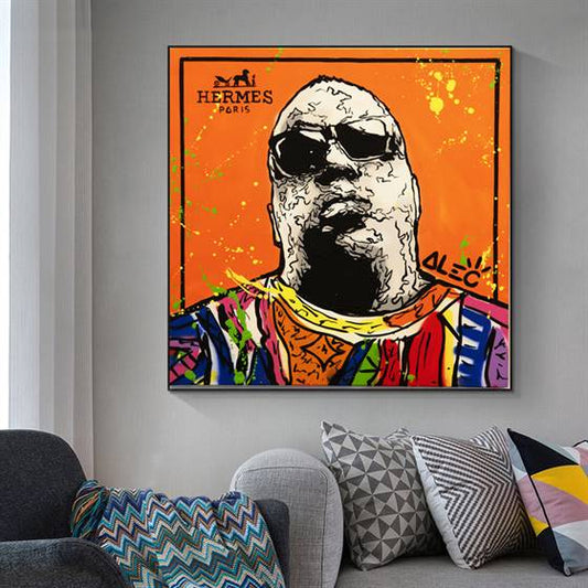 Alec Monopoly - Biggie Smalls canvas