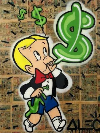 Alec Monopoly - Dollar Balloon canvas
