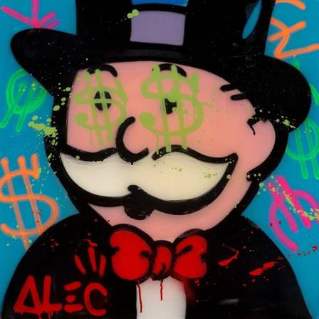 Alec Monopoly - Monopoly guy C.R.E.A.M. canvas