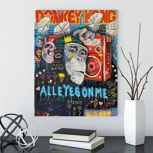 All eyes on me canvas