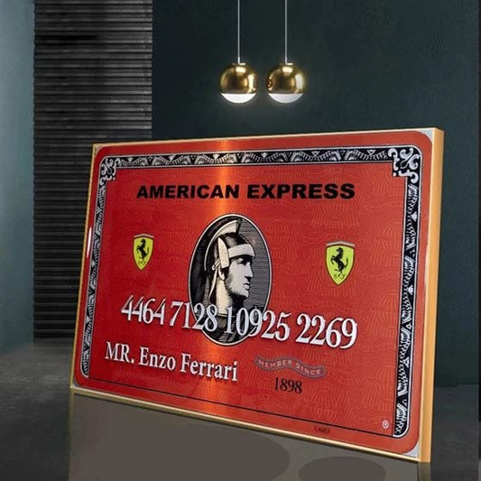American Express - Ferrari canvas