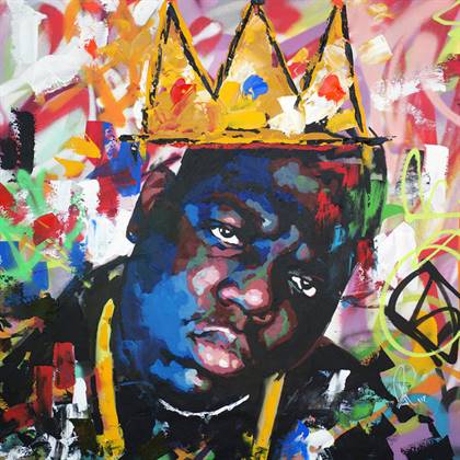 B.I.G. King of NY canvas