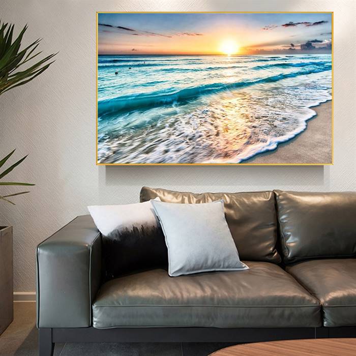 Beautiful sunset canvas
