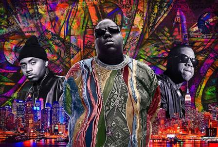 Biggie, Jay-Z, Nas canvas