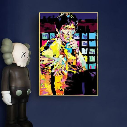 Bruce Lee - Game of death canvas