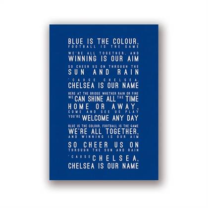 Chelsea F.C. anthem canvas