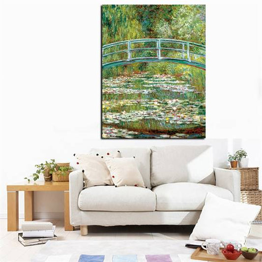 Claude Monet - The Water Lily Pond canvas