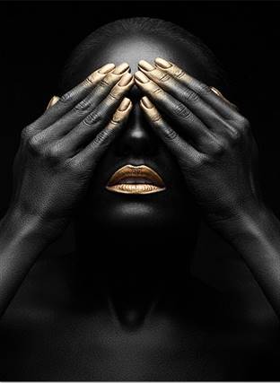 Cover my eyes canvas