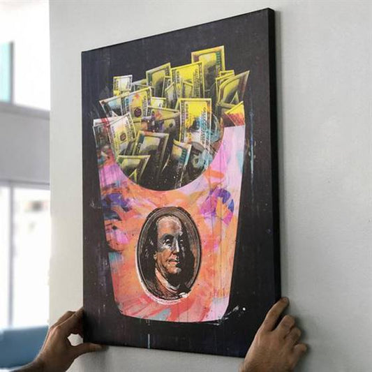Dollar McBucks canvas
