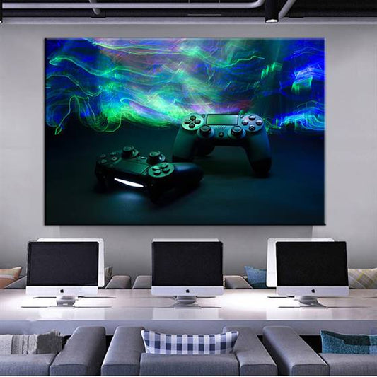 DualShock controllers canvas