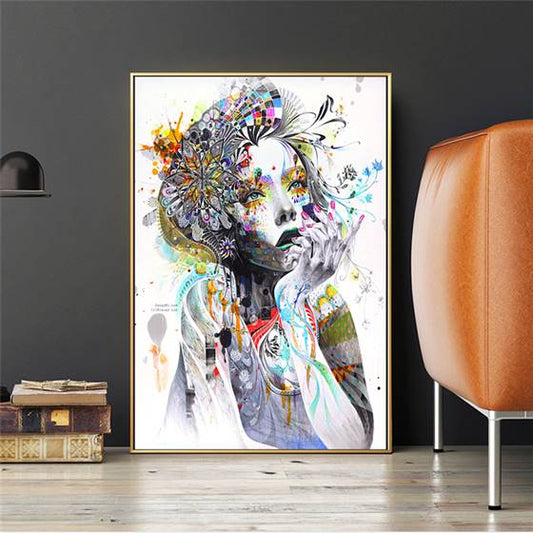 Flower girl canvas