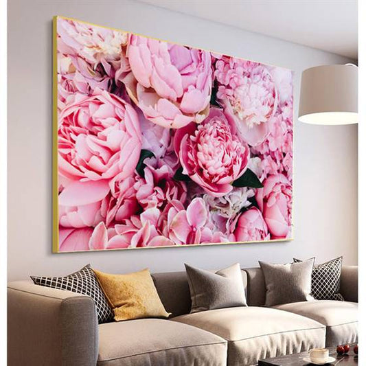 Flower scenery canvas