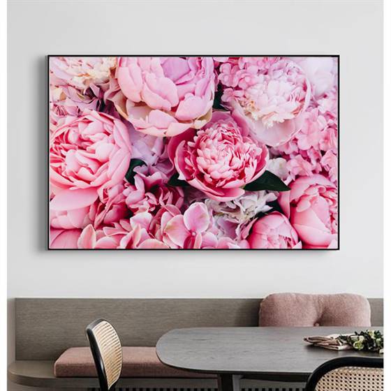Flower scenery canvas