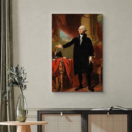 Gilbert Stuart - Lansdowne portrait canvas