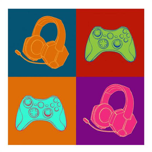 Headphones and controller canvas