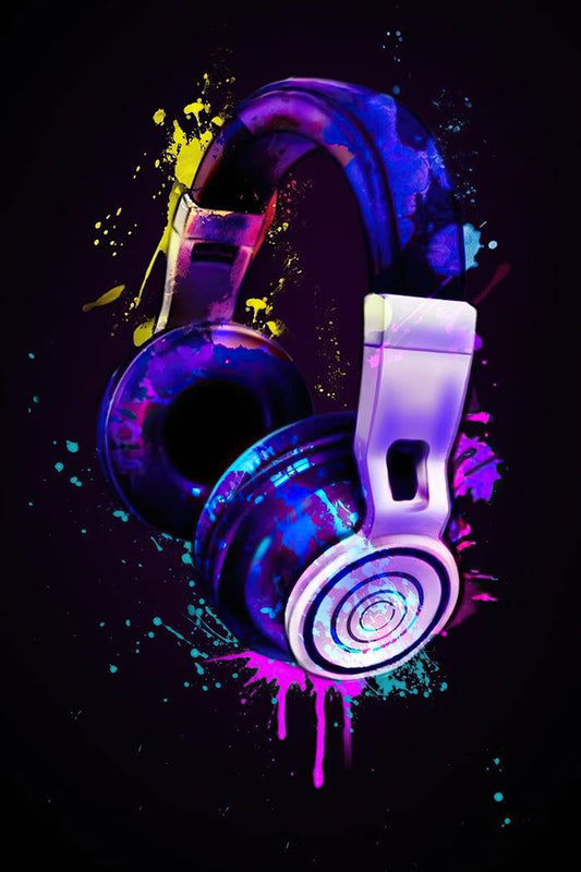 Headphones canvas