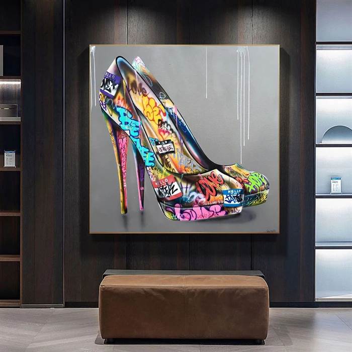 High heels canvas 16 x 20 inch 40 x 50cm No frame - Main Image