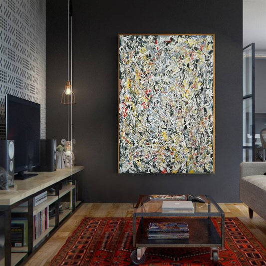 Jackson Pollock - White Light canvas