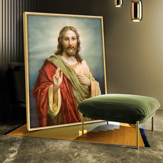 Jesus Christ portrait canvas