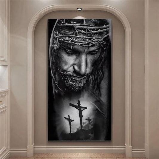 Jesus's crown of thorns canvas