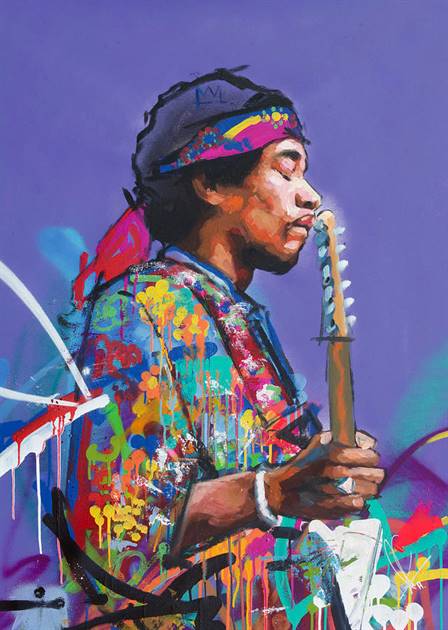 Jimi Hendrix canvas