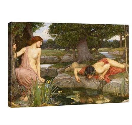 John William Waterhouse - Echo and Narcissus canvas