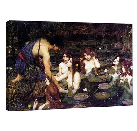 John William Waterhouse - Hylas and the Nymphs canvas