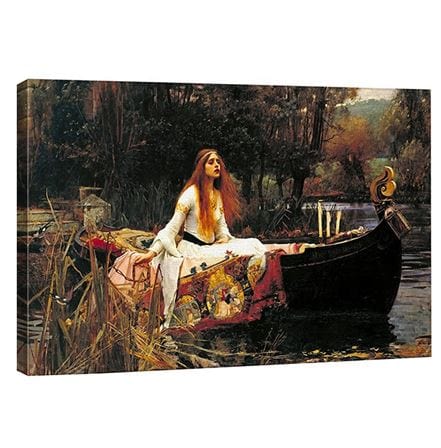 John William Waterhouse - The lady of Shalott canvas