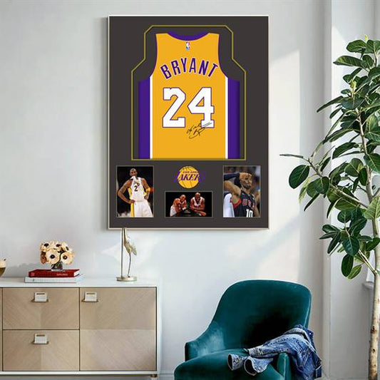 Kobe Bryant jersey 24 canvas