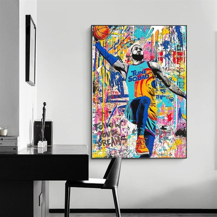 LeBron James - Space Jam 2 canvas