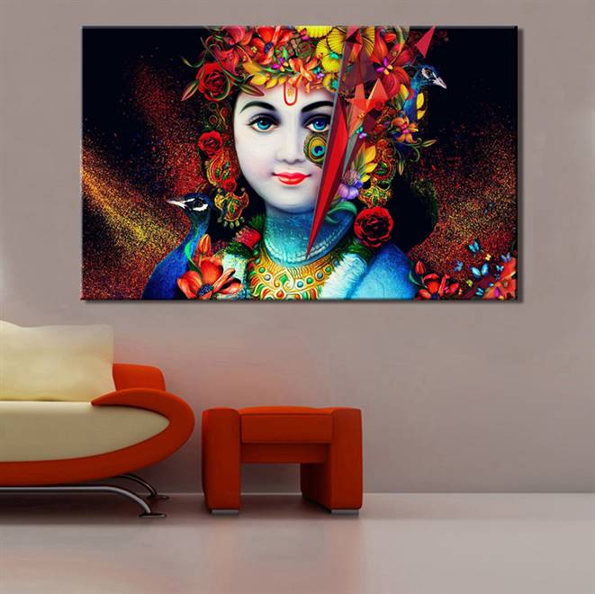 Lord Radha Krishna canvas
