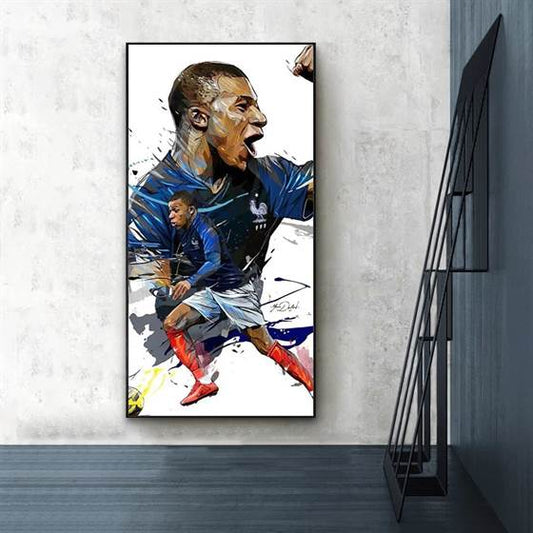 Mbappé canvas