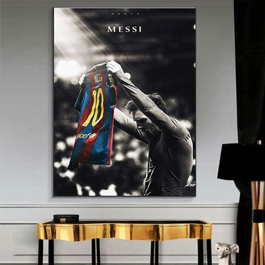 Messi 10 canvas