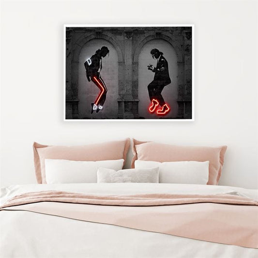 Michael Jackson x Pulp Fiction canvas