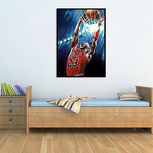 Michael's slam dunk canvas